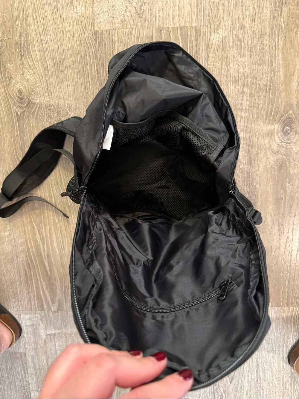Ridge Packable Backpack in Matte black